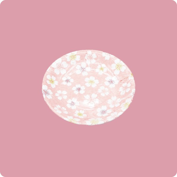 ニ・94　10cm漬物皿（桜だより）