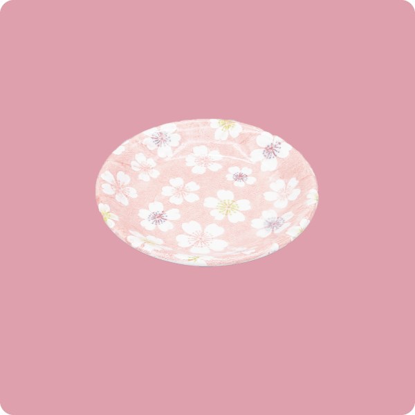 【在庫限りニ・95　9cm新香皿（桜だより）