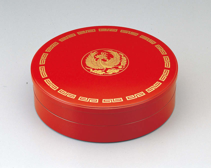 8寸丸重 朱 中華 2段