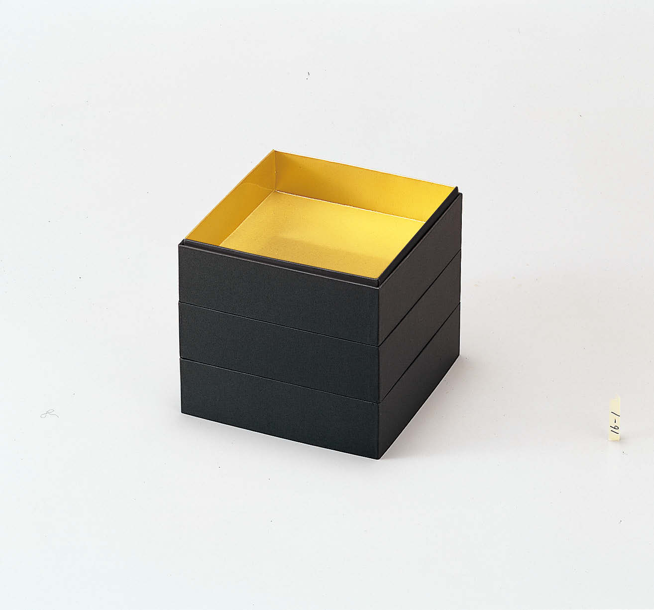 紙 紙重箱 黒無地(仕切別売)